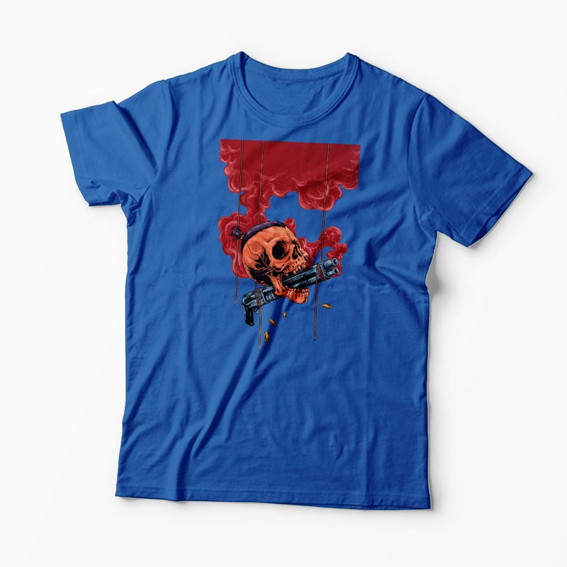 Tricou Craniu Shotgun - Bărbați-Albastru Regal